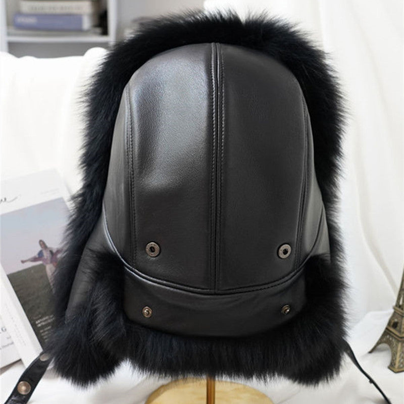 Warm Winter Hat with Thick Fabric and Snug Fit for Outdoor Wear