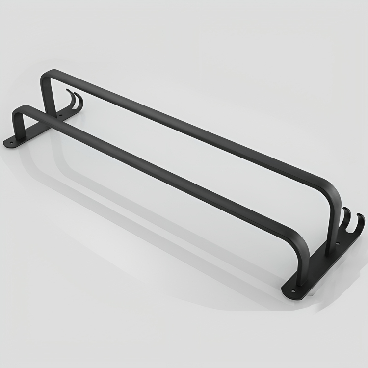 Siopsrl| FlexRack Wall-Mounted Bathroom Storage Shelf with Towel Holder – Space-Saving Aluminium Rack