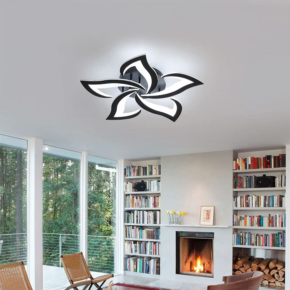 Siopsrl| Modern Flower-Shaped LED Ceiling Light for Home Décor