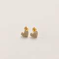 Capri Heart Studs