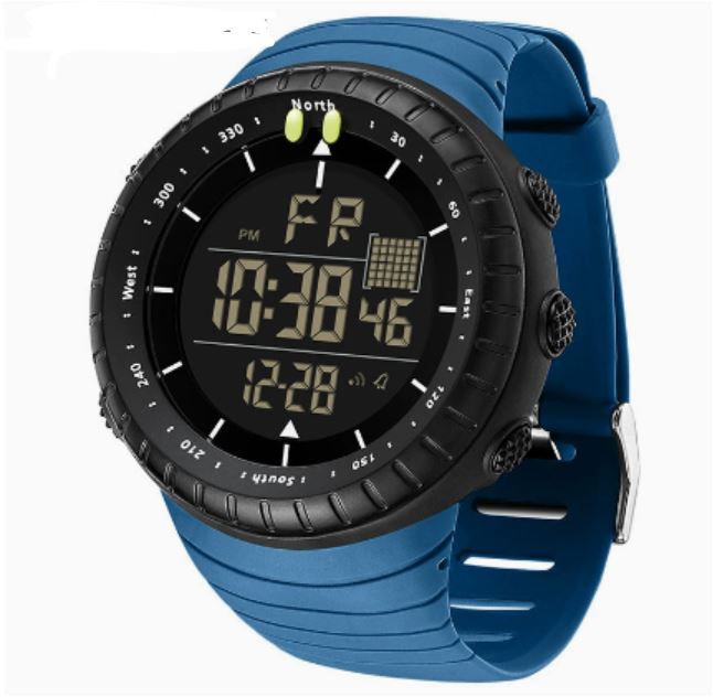siopsrl | Henry Waterproof Men’s Digital Sports Watch – Shockproof, Tactical & LED Backlit Outdoor Timepiece