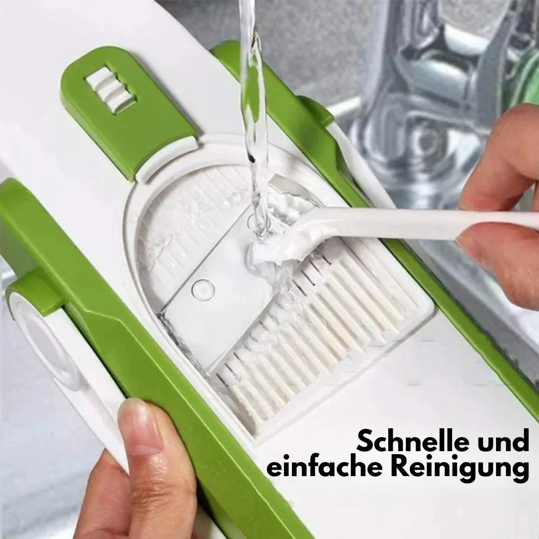 Siopsrl| Adjustable multifunctional vegetable cutter – Professional kitchen grater with collecting container
