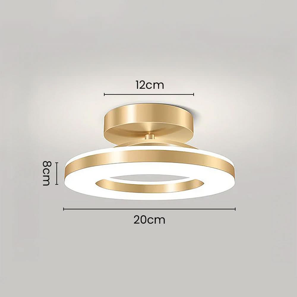 Siopsrl| ZAYNO Black LED Ceiling Light – Modern Flush Mount