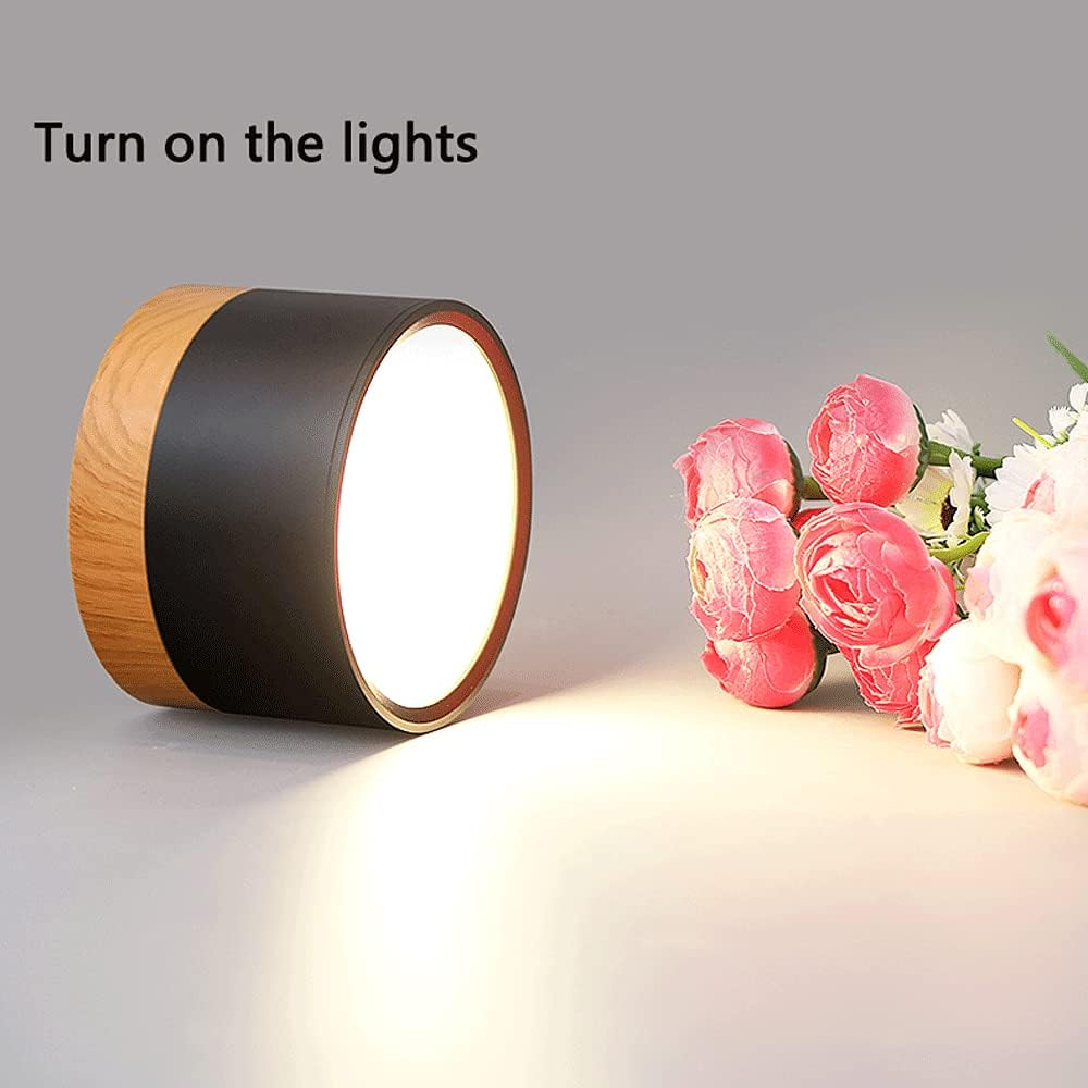 Siopsrl| Ceiling Light with Pink Flush Wood Finish