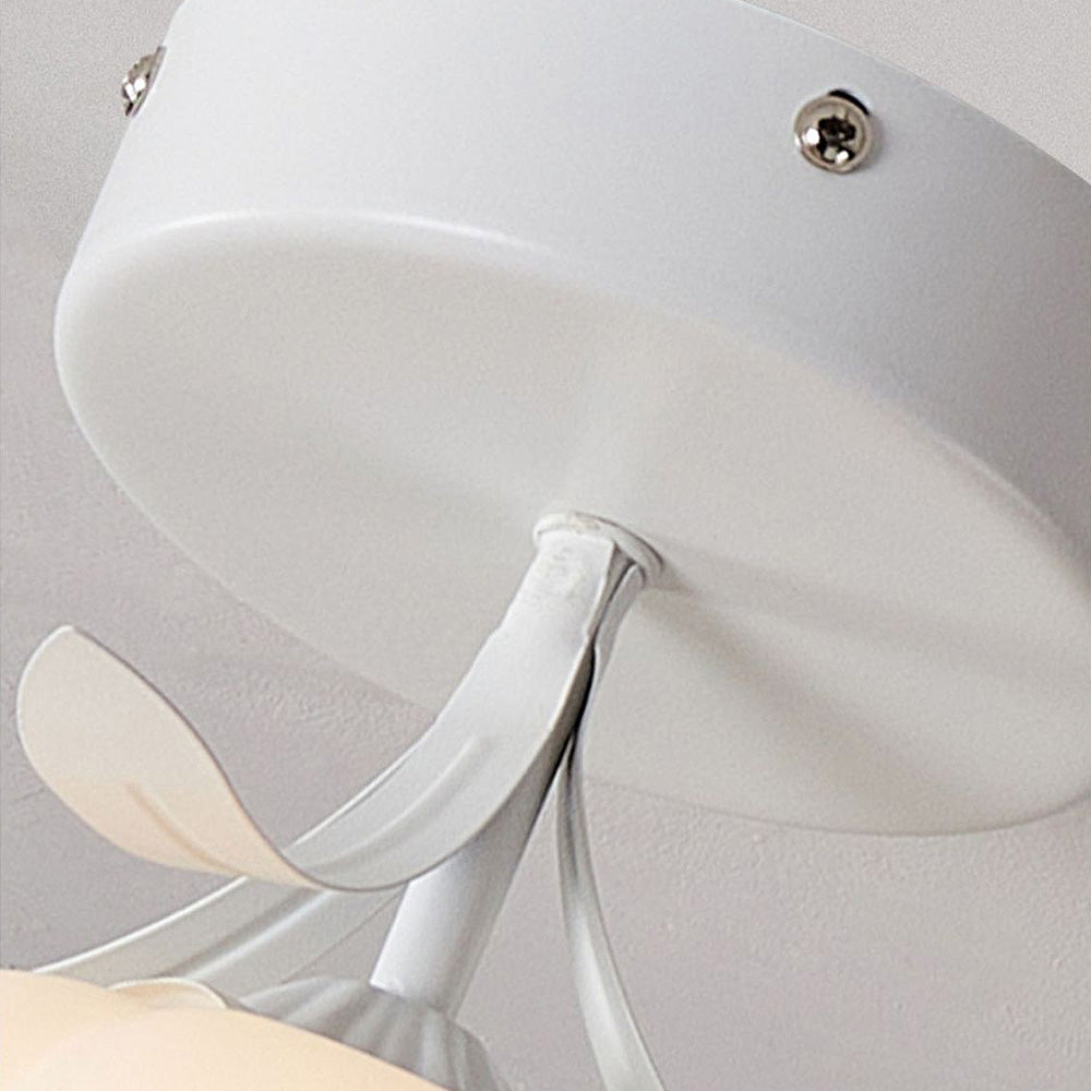 Siopsrl| Ceiling Light with Floral Glass Shade Design