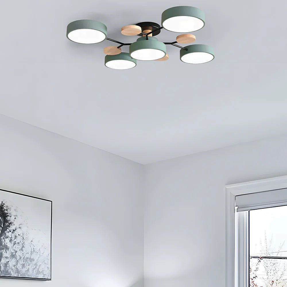 Siopsrl| Ceiling Light Modern LED Flush Mount Chandelier
