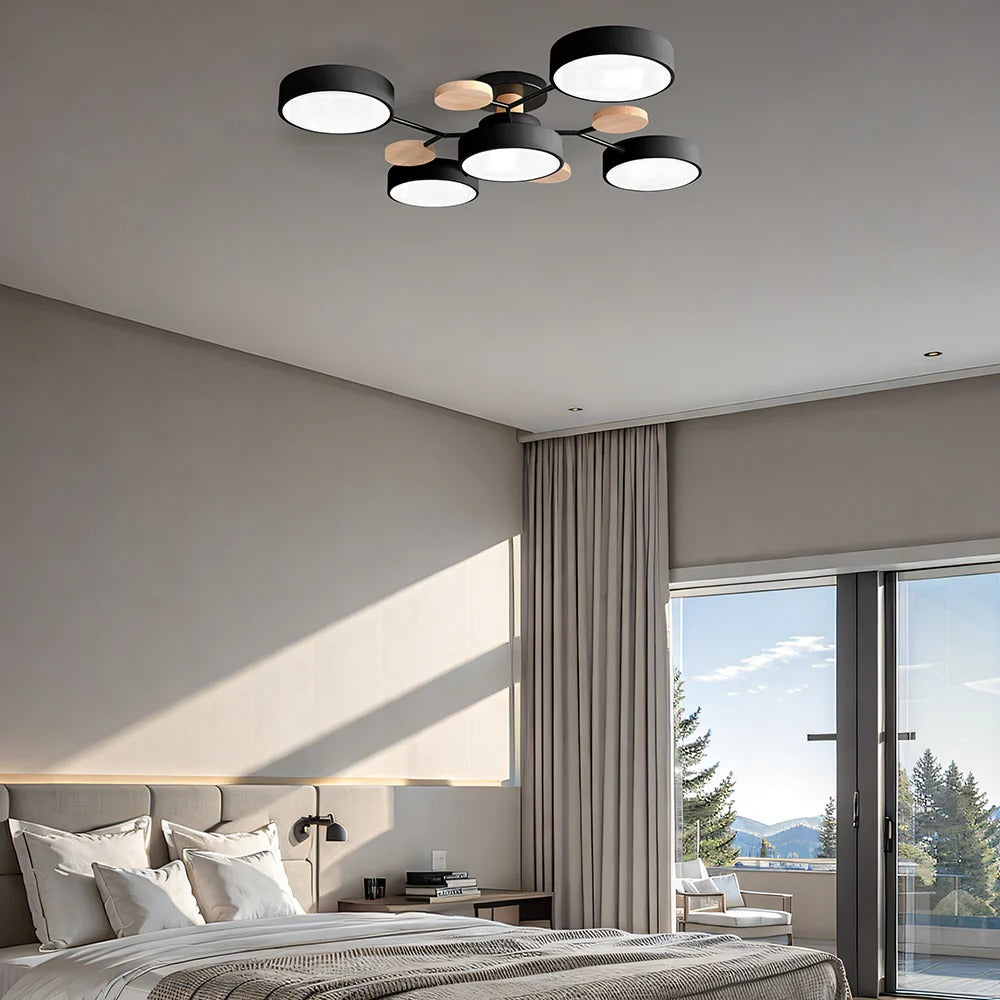 Siopsrl| Ceiling Light Modern LED Flush Mount Chandelier