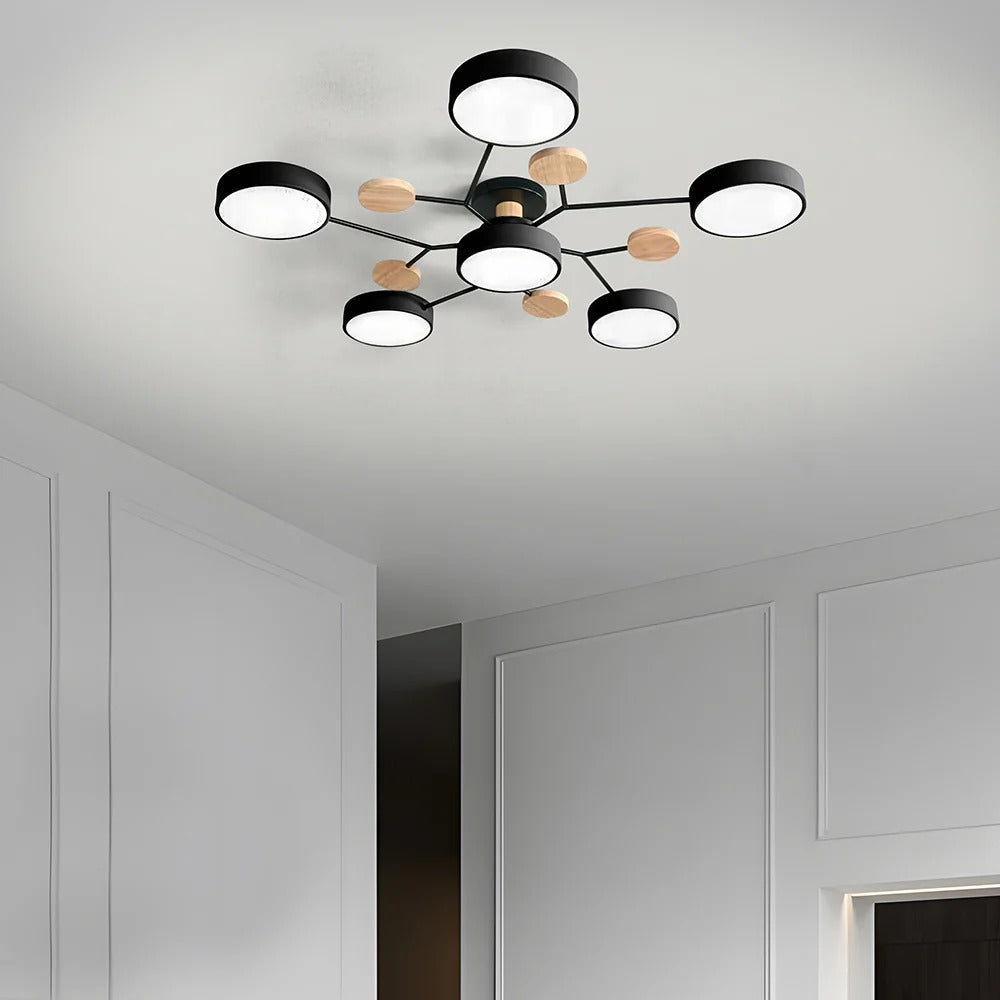 Siopsrl| Ceiling Light Modern LED Flush Mount Chandelier