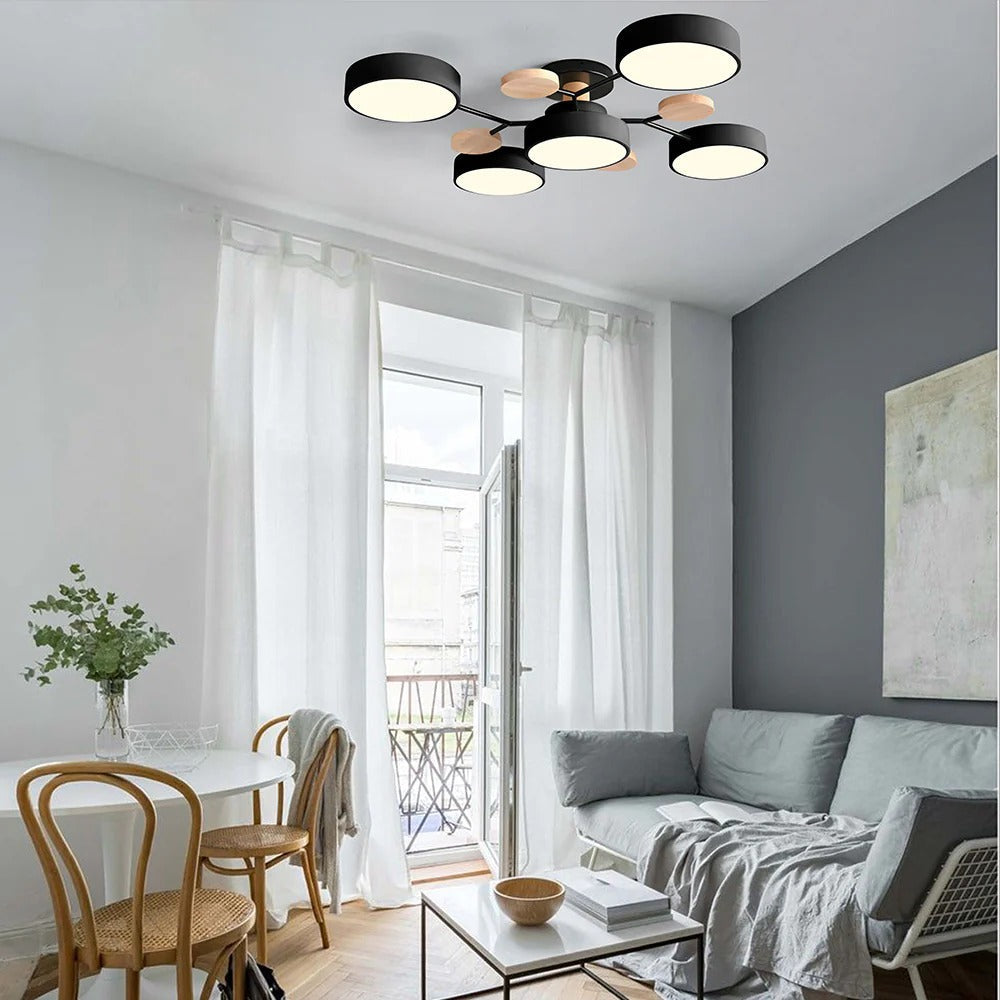 Siopsrl| Ceiling Light Modern LED Flush Mount Chandelier