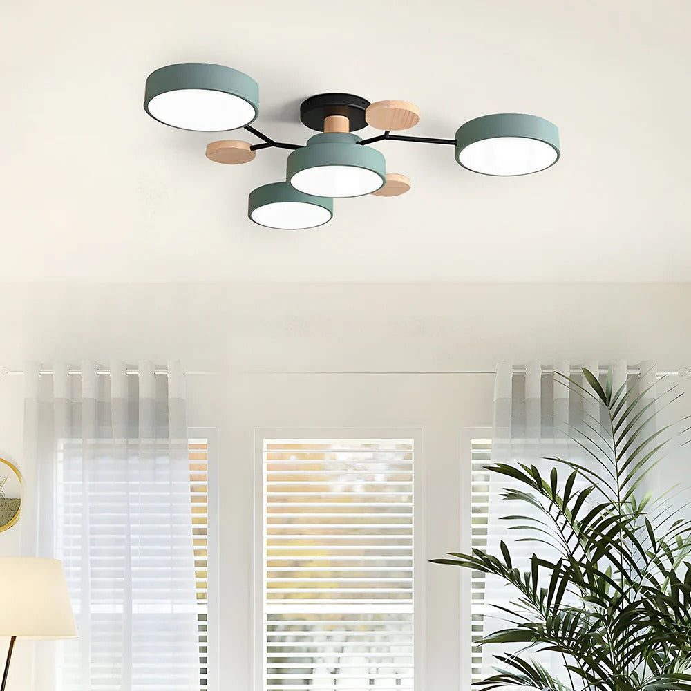 Siopsrl| Ceiling Light Modern LED Flush Mount Chandelier