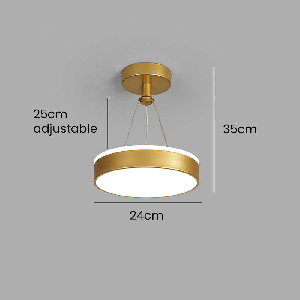 Siopsrl| Sleek Modern Metal LED Pendant Ceiling Lights