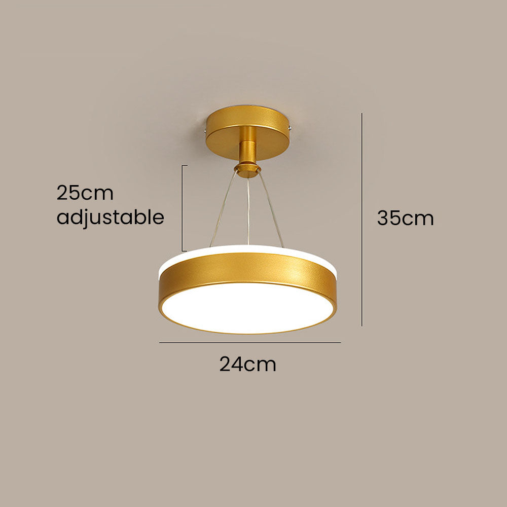 Siopsrl| Sleek Modern Metal LED Pendant Ceiling Lights