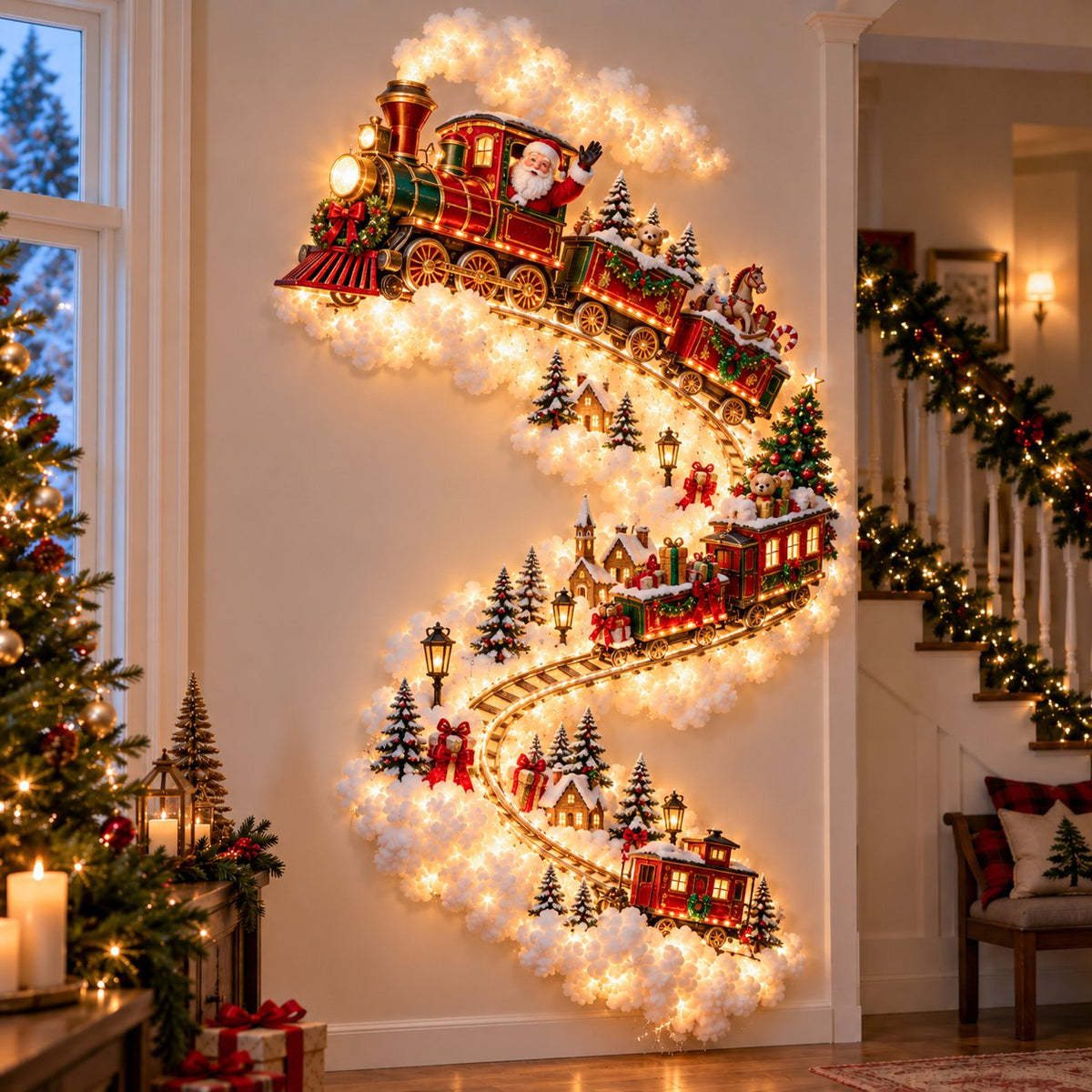 ❤️ Christmas Magic Trail Wall Light - A Little Christmas Magic, Right on Your Wall