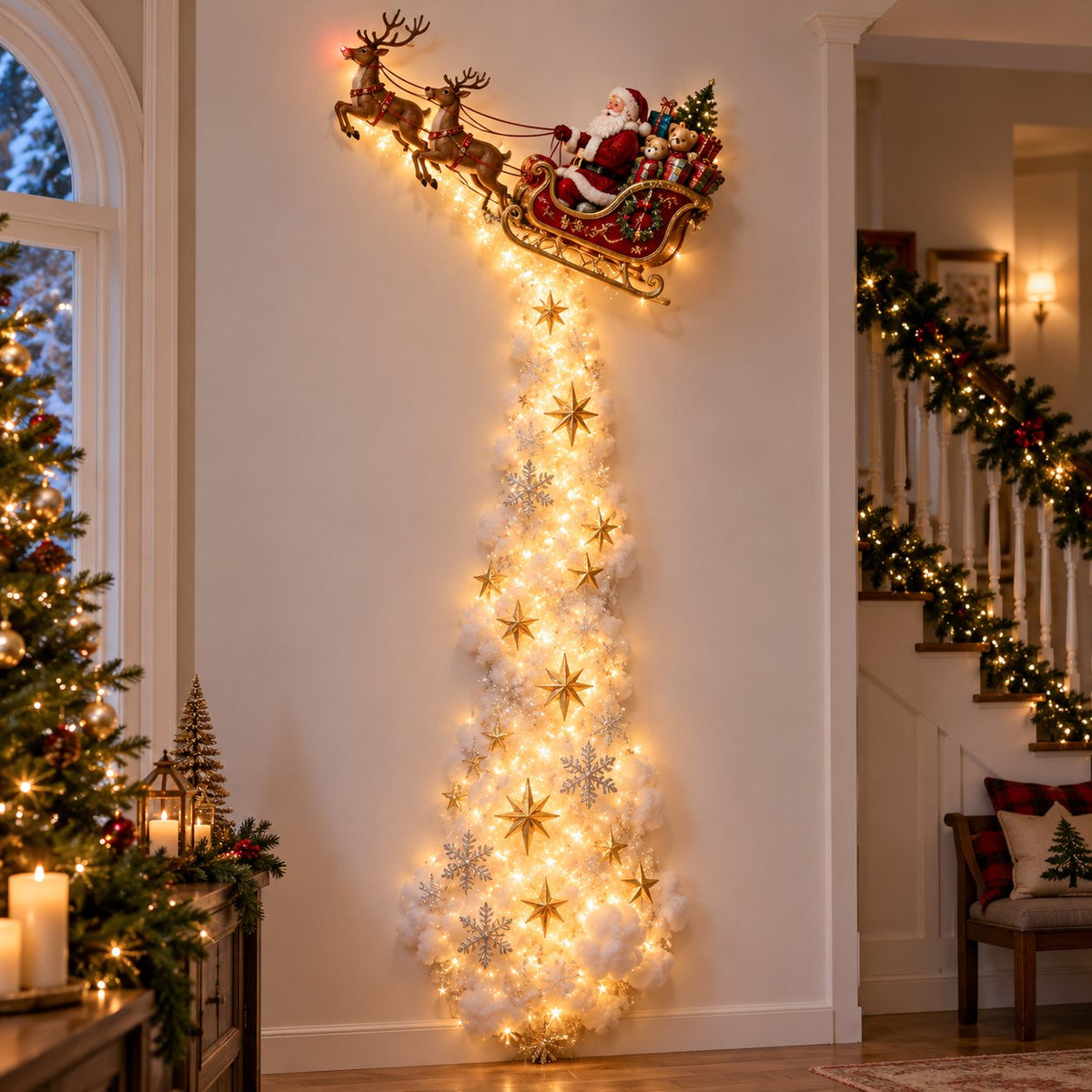 ❤️ Christmas Magic Trail Wall Light - A Little Christmas Magic, Right on Your Wall