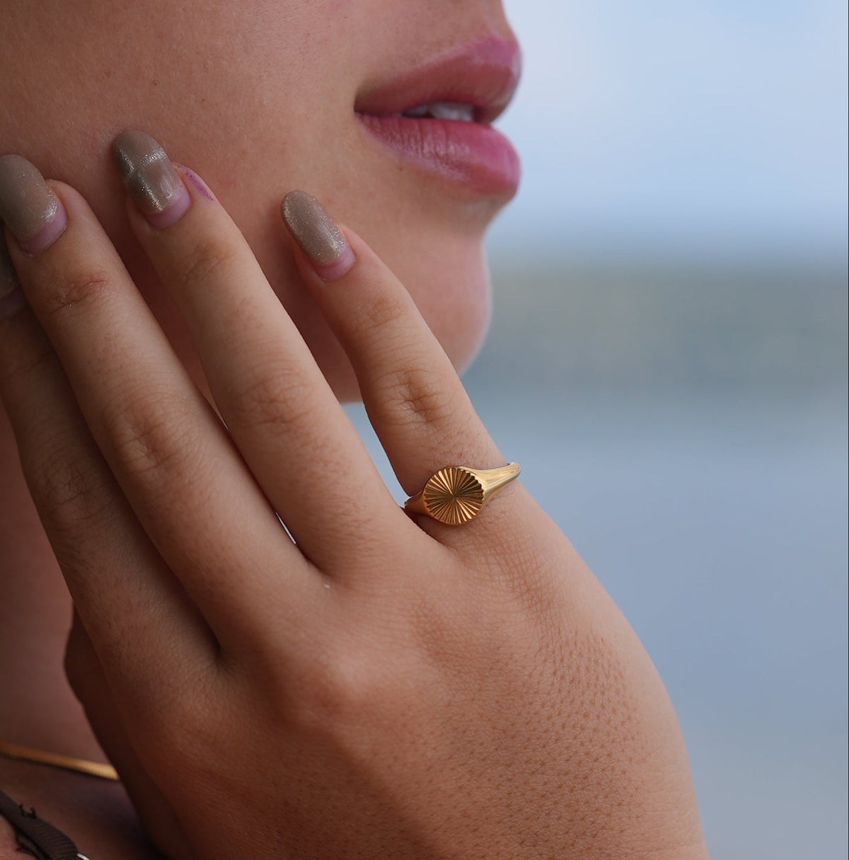 Ellie® Sunburst Rising Ring