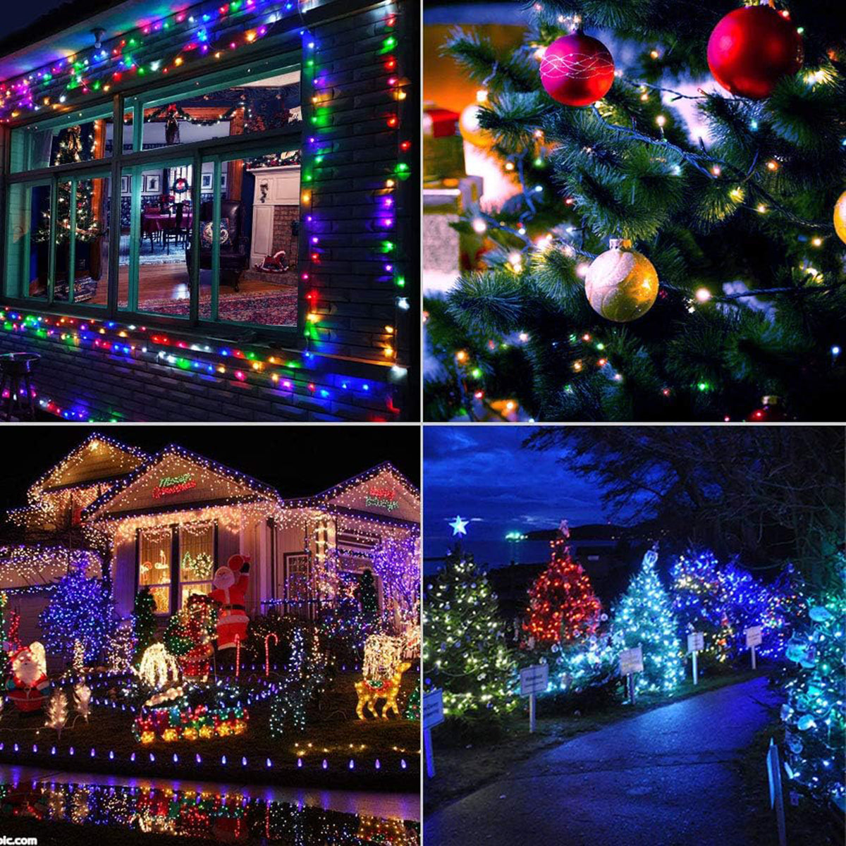 Siopsrl| Halloween LED String Lights – Purple and Orange Fairy Lights for Outdoor Terrace, Garden, Street, Home, Christmas, and Party Decor