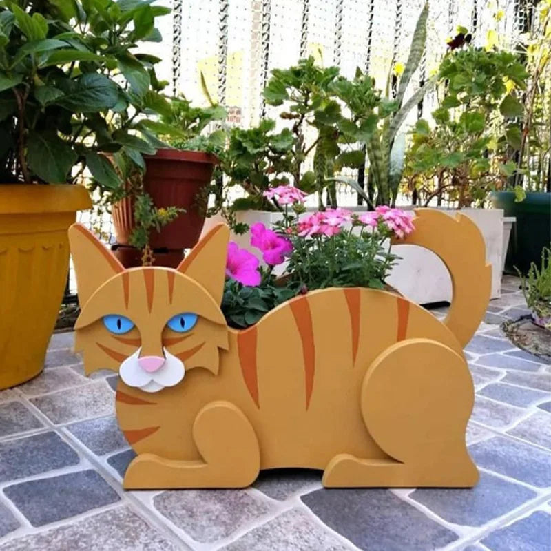 Siopsrl| Cat-shaped DIY Garden Pot - KittyKraft