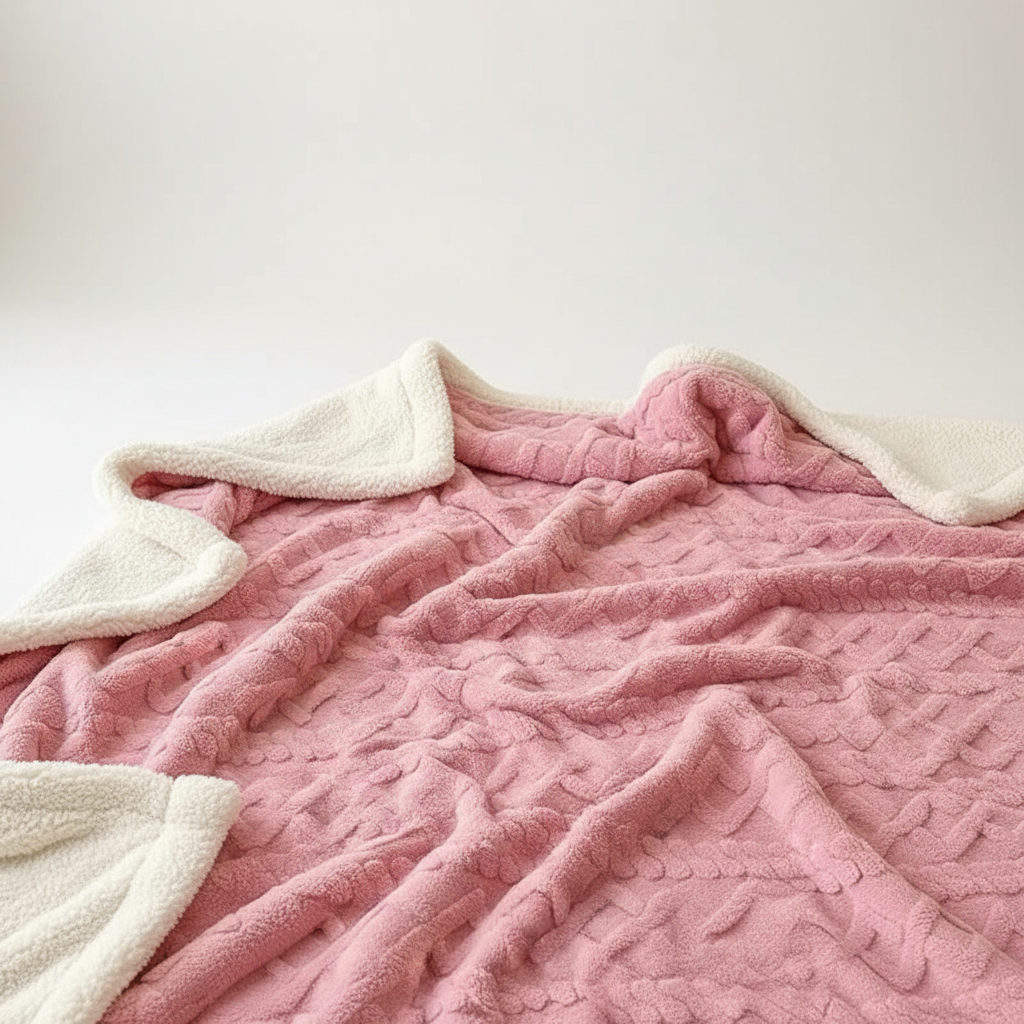 Siopsrl| WarmHome Winter Blanket – Luxury Lambswool Fleece Blanket with Double-Sided Design