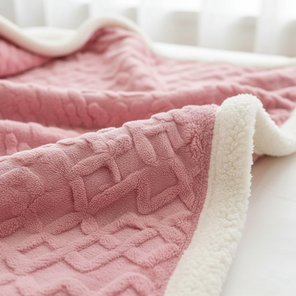 Siopsrl| WarmHome Winter Blanket – Luxury Lambswool Fleece Blanket with Double-Sided Design