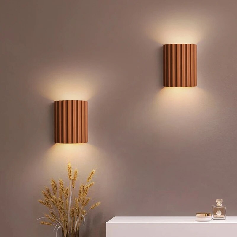 Siopsrl| Wall Light Modern Resin Indoor LED Sconce