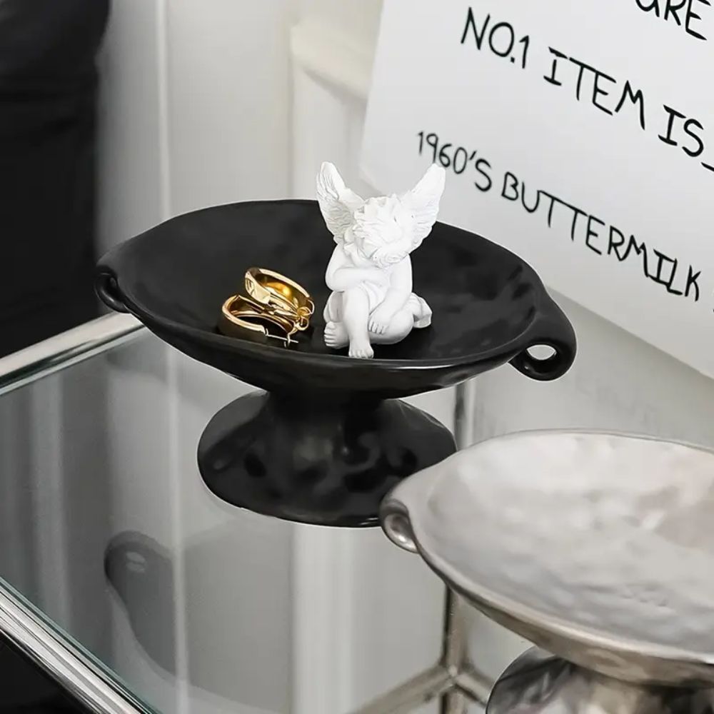 Siopsrl| Dual-Ear Ceramic Oval Organizer