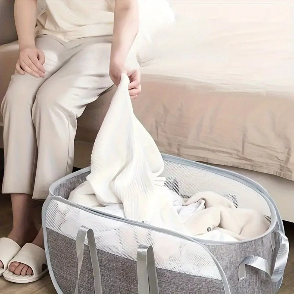 Siopsrl| Easy Move Carry Laundry Basket