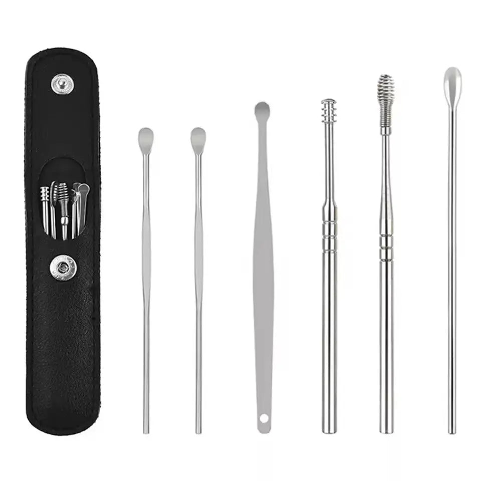 Siopsrl| Stainless Steel Ear Cleaning Set – For Safe & Thorough Cleaning
