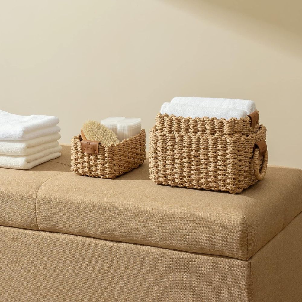 Siopsrl| Elegant Rattan Weave Basket Set