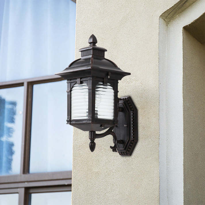 Siopsrl| Antique Wall Light Outdoor Black