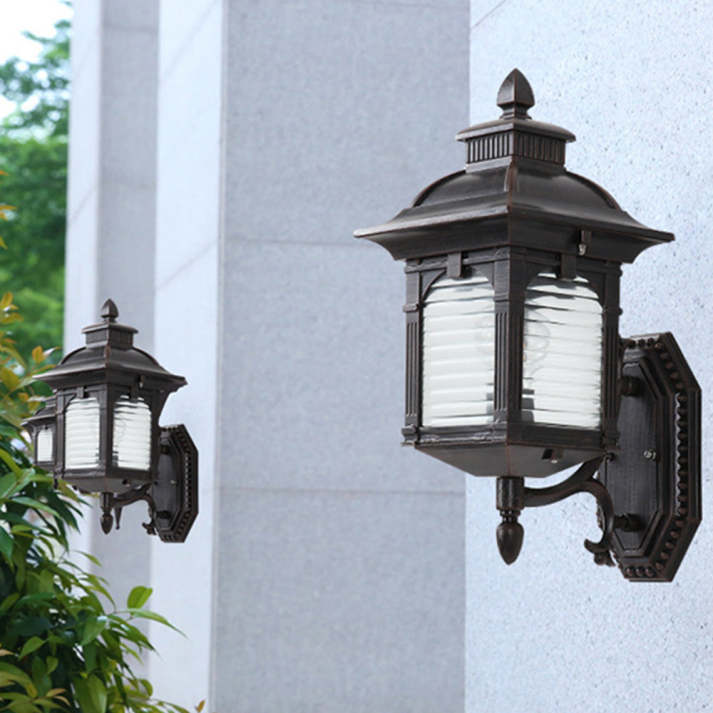 Siopsrl| Antique Wall Light Outdoor Black