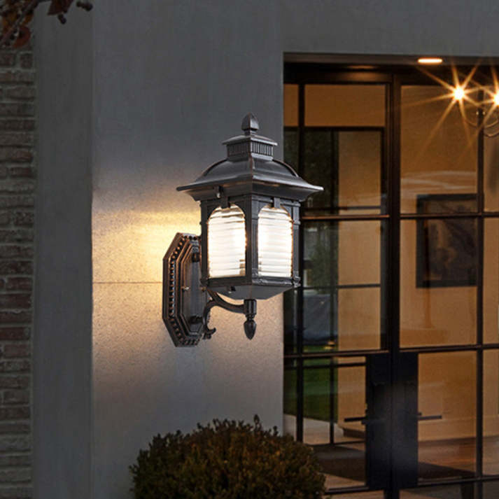 Siopsrl| Antique Wall Light Outdoor Black