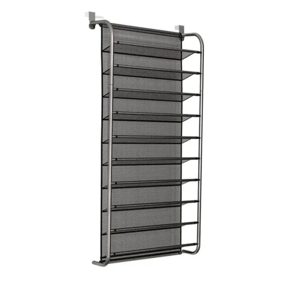 Siopsrl| 10 Tier Over The Door Shoe Rack Organizer