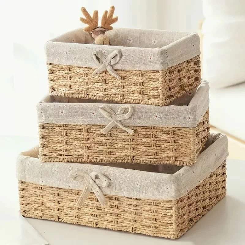 Siopsrl| 3 piece rattan basket