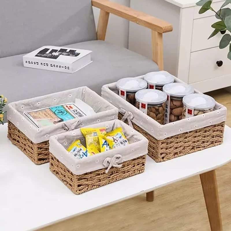Siopsrl| 3 piece rattan basket