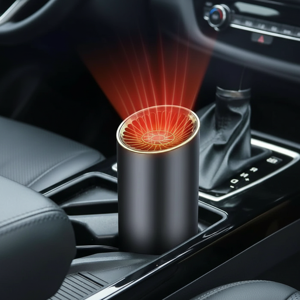 siopsrl | Fast Heating Cup-Shaped Car Warm Air Blower - Adjustable Fast Heating & Cooling, 360 Degree Rotatable Plug, Suitable for Car, SUV, RV, and Truck