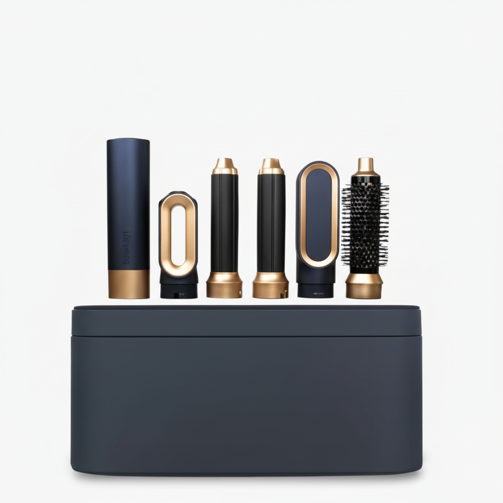 siopsrl | Glossify 5-in-1 Hair Styler | 1000W Hot Air Brush with Ionic Technology