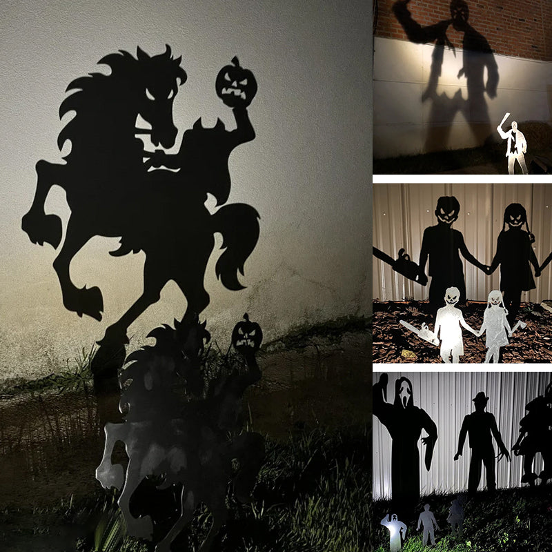 Siopsrl| Halloween Garden Stakes Shadow Projector