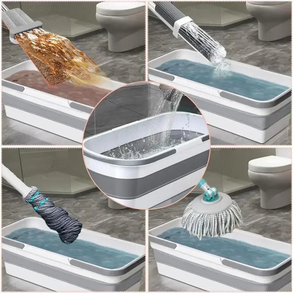Siopsrl| Robust folding cleaning bucket for compact storage