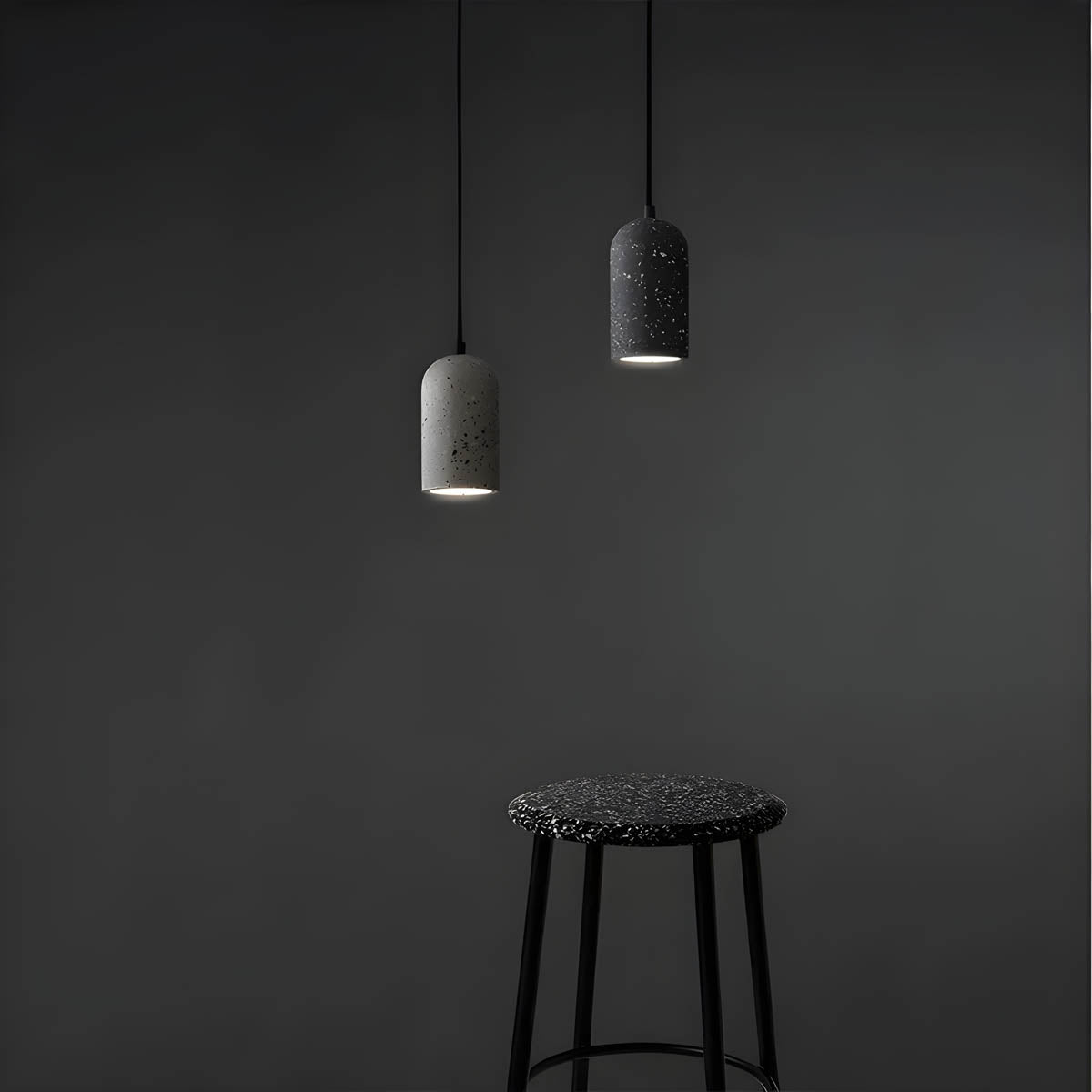 Siopsrl| Modern Concrete Pendant Light | Ø 9.6 cm, 200 cm Cable