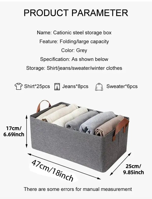 Siopsrl| Folding wardrobe with high load capacity – Breathable & moisture-resistant