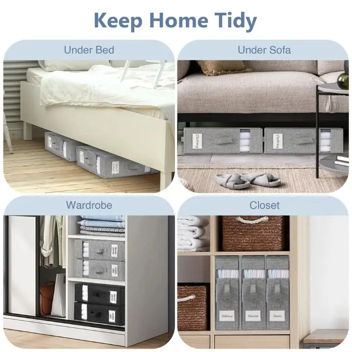 Siopsrl| Foldable Wardrobe Storage Boxes