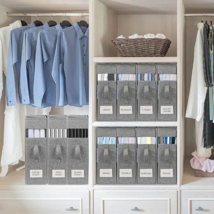 Siopsrl| Foldable Wardrobe Storage Boxes