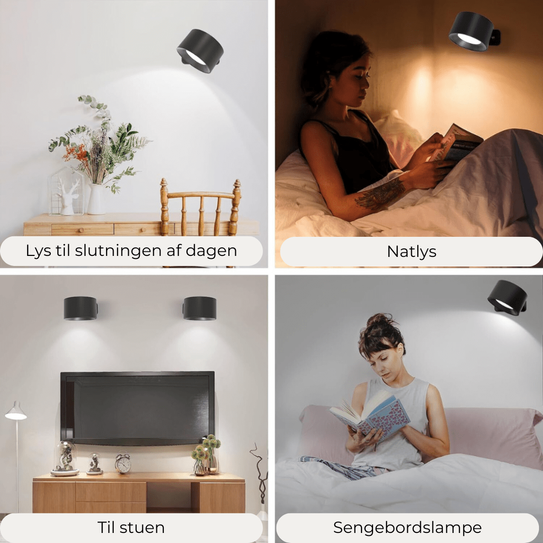Siopsrl| Flexilight Wireless Wall Lamp Touch 360 Rotation