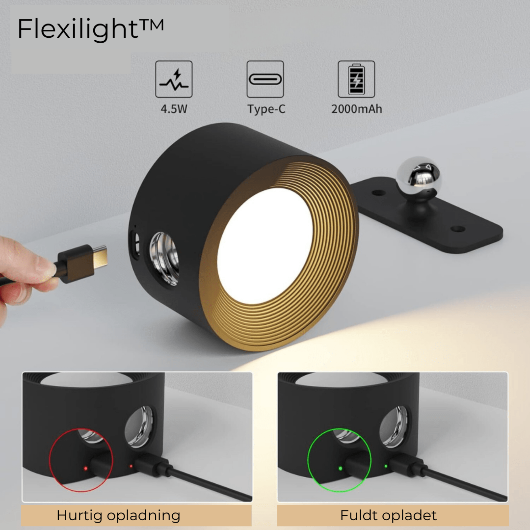 Siopsrl| Flexilight Wireless Wall Lamp Touch 360 Rotation
