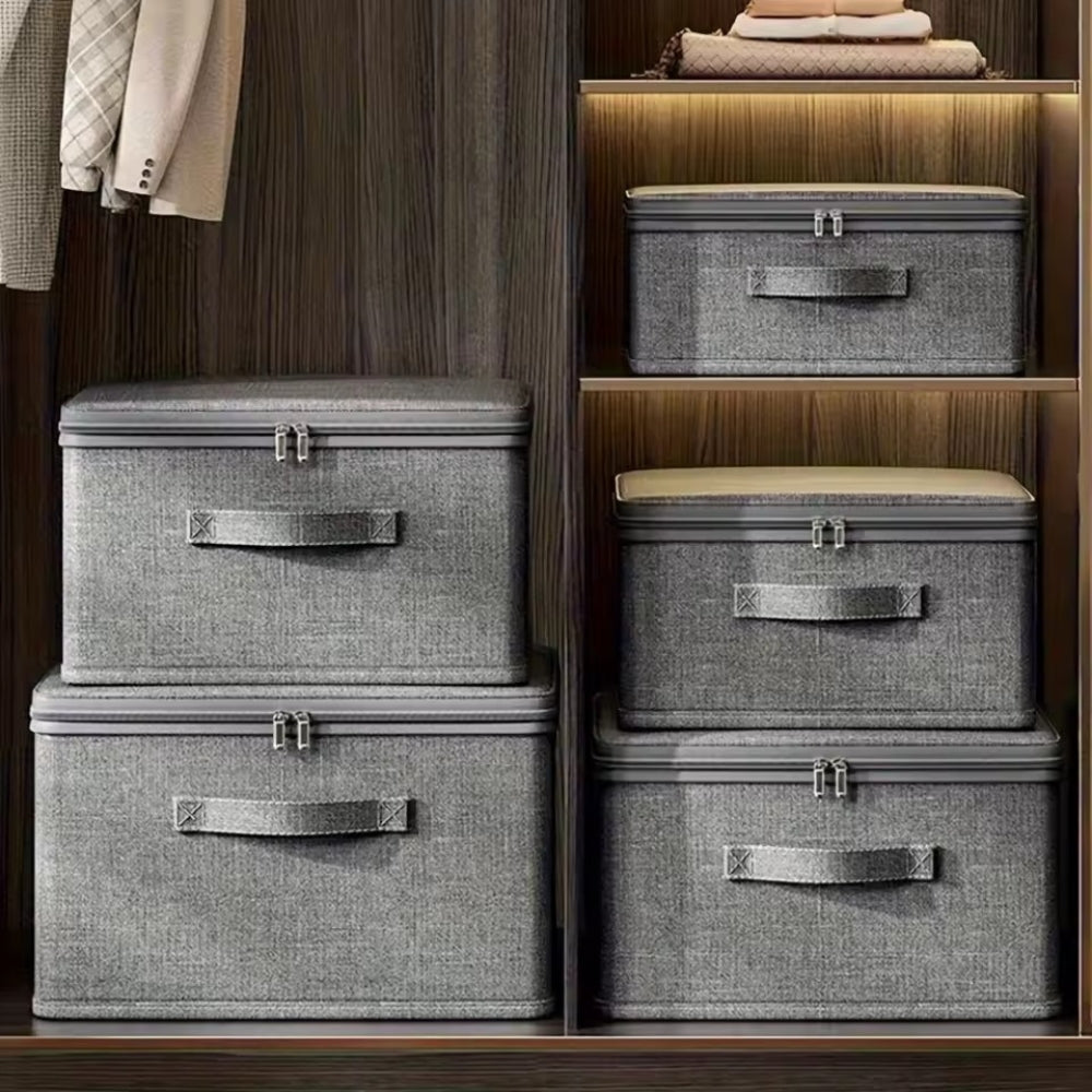 Siopsrl| Fold Ease Fabric Storage Box
