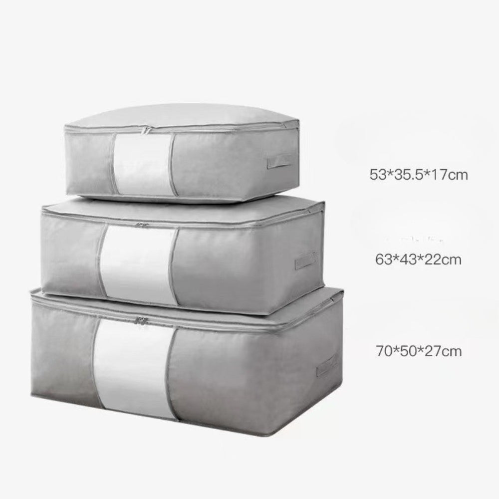 Siopsrl| Foldable Zippered Cloth Storage Organizer