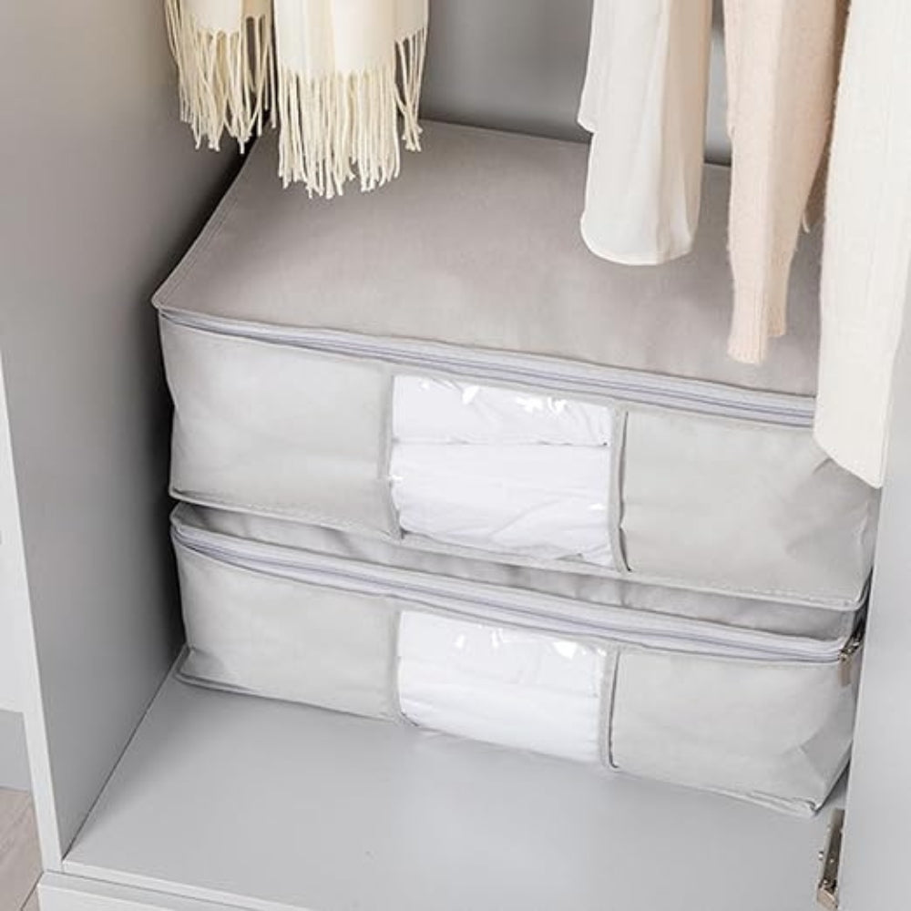 Siopsrl| Foldable Zippered Cloth Storage Organizer