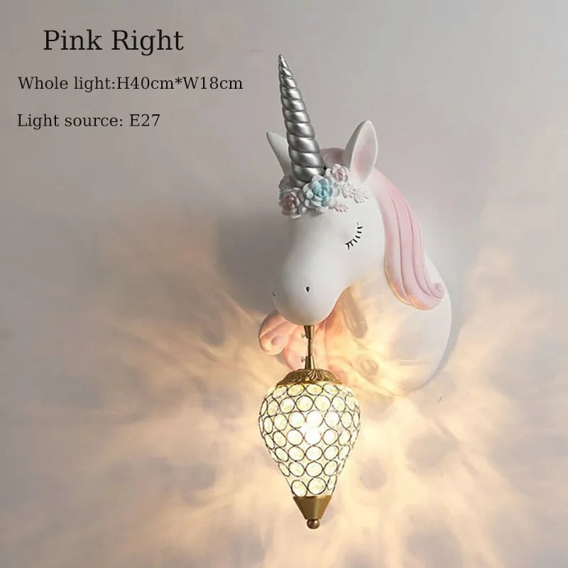 Siopsrl| Magical Unicorn Wall Lamp for Children – Playful & Warm Light