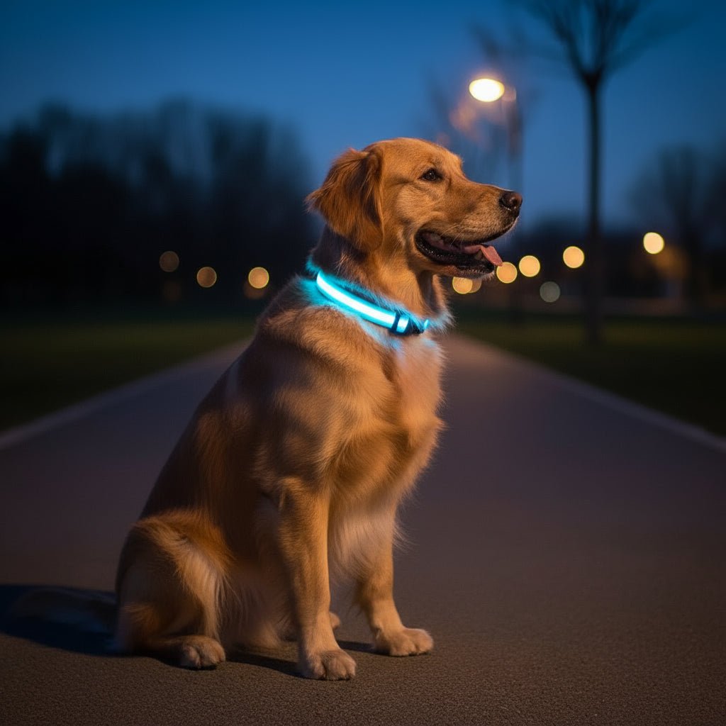 Siopsrl| LED Safety Dog Collar with Adjustable Fit