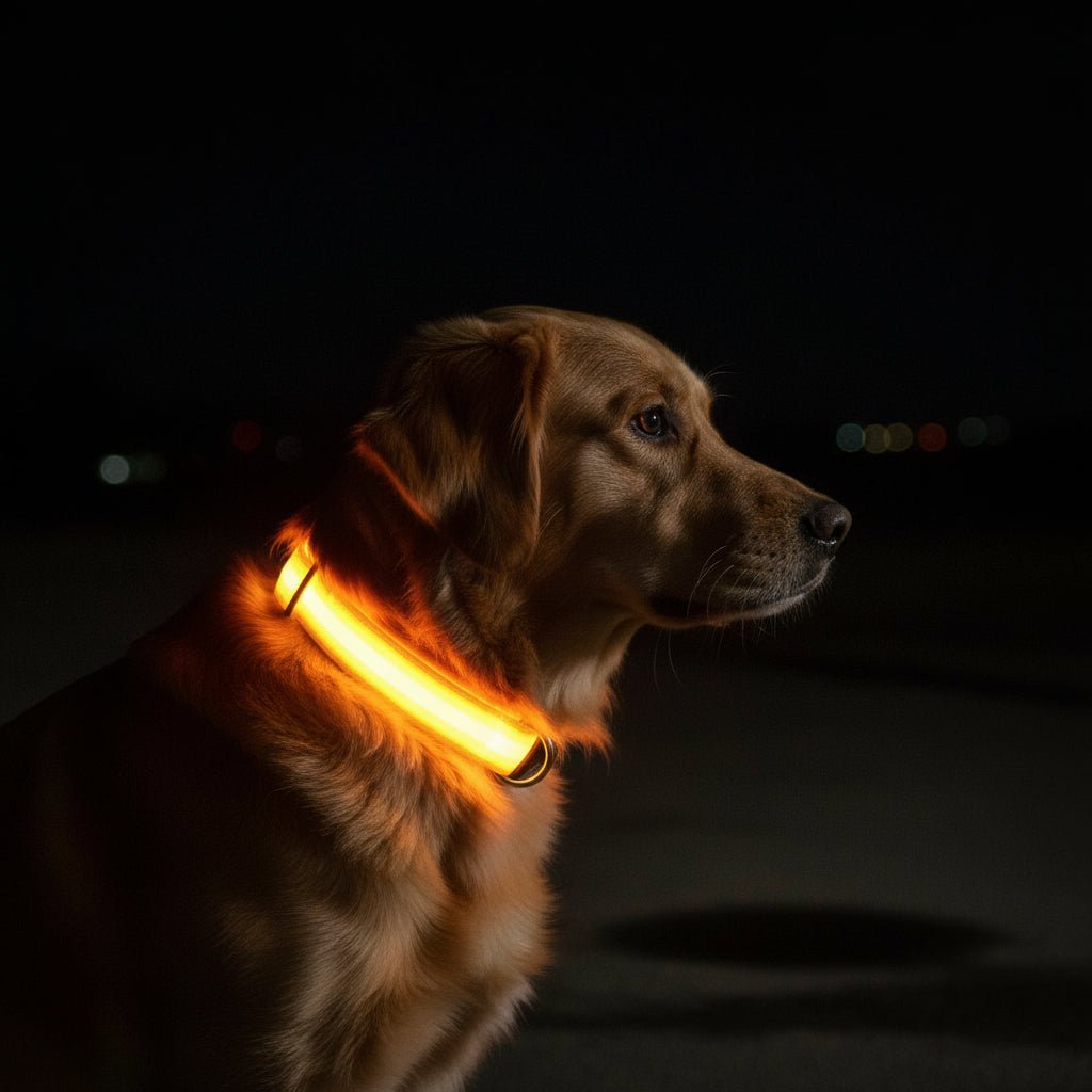 Siopsrl| LED Safety Dog Collar with Adjustable Fit